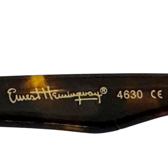 Ernest Hemingway Eyeglasses Frames 4630 Tortoise 53-18-140 with Case | MSRP $140 - Picture 14 of 16
